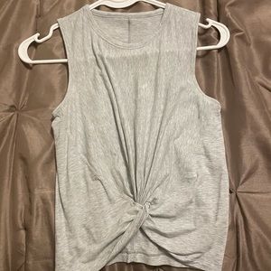 Lululemon front tie tank top size 2